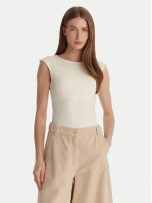 Marella Body Vigile 2615941021 Écru Slim Fit