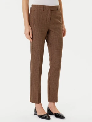 Marella Chinosy Opaco 2523136101 Brązowy Slim Fit
