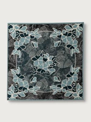 Marella chusta damska jedwabna Emme by Marella turkusowy