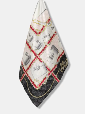 Marella chusta jedwabna kolor różowy wzorzysta 2523546076200