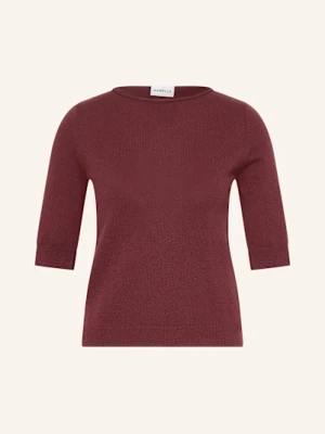 Marella Dzianinowa Koszulka Z Rękawem 3/4 Z Kaszmiru rot