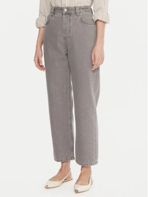 Marella Jeansy 2523186084 Szary Mom Fit