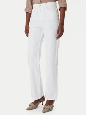 Marella Jeansy 2613181024 Biały Wide Leg