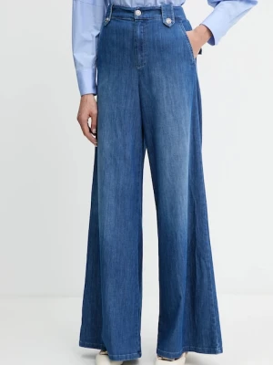 Marella jeansy damskie kolor fioletowy 2523186154200