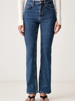 Marella jeansy flare damskie Emme by Marella niebieski