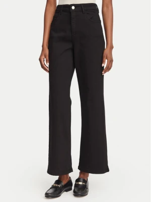 Marella Jeansy Fuxia 2625136061 Czarny Wide Leg