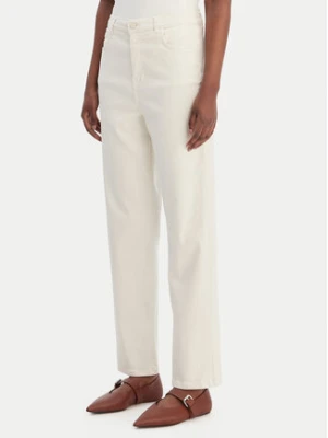 Marella Jeansy Solista 2613131065 Écru Straight Fit