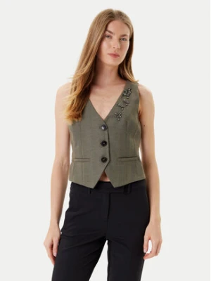 Marella Kamizelka garniturowa Cantico 2523156031 Khaki Slim Fit