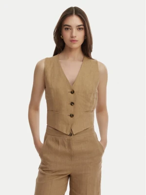 Marella Kamizelka garniturowa Emme by Marella Veranda 2615151032 Beżowy Regular Fit