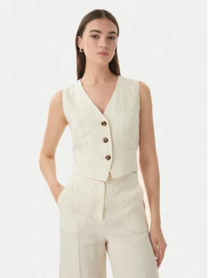 Marella Kamizelka garniturowa Veranda 2615151032 Écru Regular Fit
