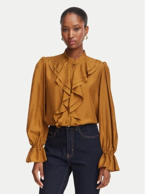 Marella Koszula Caldaia 2623116151 Brązowy Regular Fit