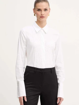 Marella koszula damska kolor biały regular z kołnierzykiem klasycznym 2523116031200