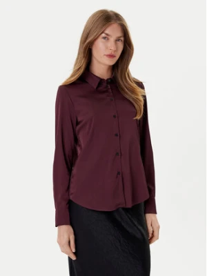 Marella Koszula Naples 2525116051 Bordowy Regular Fit