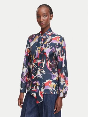 Marella Koszula Snastro 2623116104 Granatowy Regular Fit