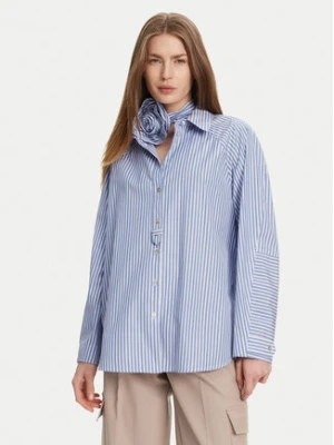 Marella Koszula Von 2513111014 Błękitny Relaxed Fit