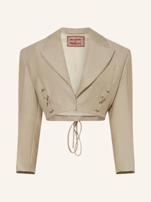 Marella Krótki Blezer beige