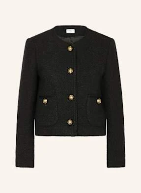 Marella Kurtka Bouclé schwarz