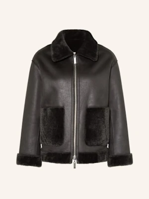 Marella Kurtka Dwustronna Ze Sztucznym Futrem grau