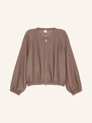 Marella Kurtka Z Kamieniami Ozdobnymi braun