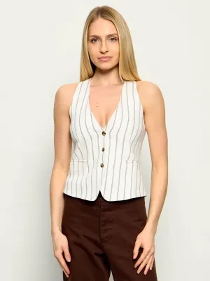 Marella Lniana kamizelka MLLTESO | Slim Fit