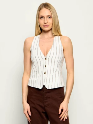 Marella Lniana kamizelka MLLTESO | Slim Fit