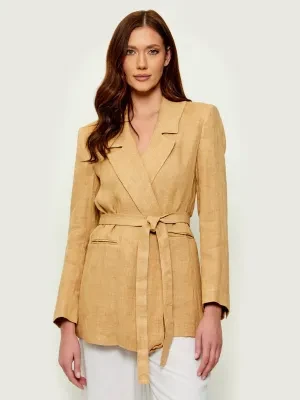 Marella Lniana marynarka MLLMODICO | Regular Fit