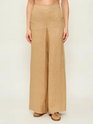 Marella Lniane spodnie MLLOTTELIA | Relaxed fit