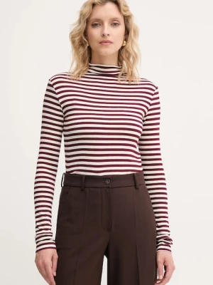 Marella longsleeve Emme by Marella kolor beżowy z golfem 2525946031200