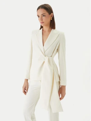 Marella Marynarka Meandro 2613041053 Écru Slim Fit