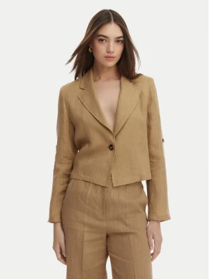 Marella Marynarka Papiro 2615041042 Beżowy Regular Fit