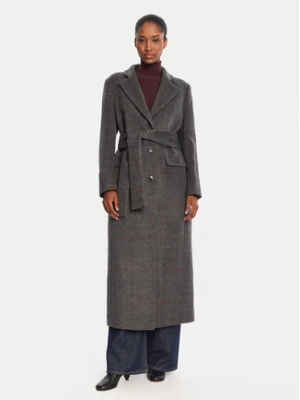 Marella Płaszcz wełniany Giostro 2523016162 Szary Regular Fit