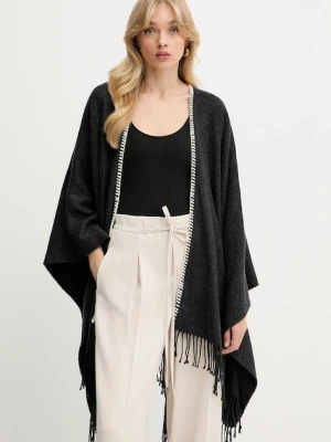 Marella poncho Emme by Marella kolor szary 2525546031200