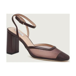 Marella Sandały na słupku MLAETERE | z dodatkiem skóry