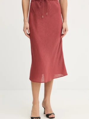 Marella spódnica lniana GAMBA