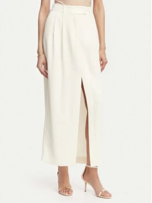 Marella Spódnica maxi Strenna 2613101013 Écru Regular Fit