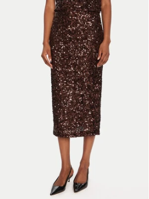 Marella Spódnica ołówkowa Rennes 2523776011 Brązowy Slim Fit