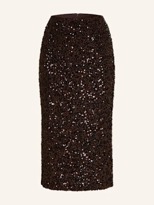 Marella Spódnica Z Cekinami braun