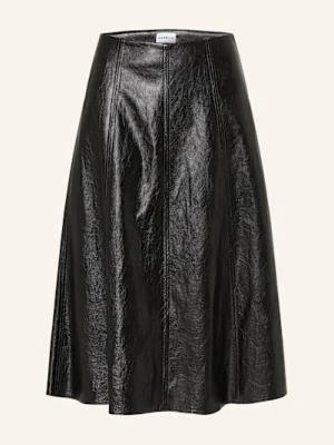 Marella Spódnica Z Imitacji Skóry schwarz