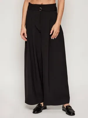 Marella Spodnie BONDENO | Relaxed fit | z dodatkiem wełny