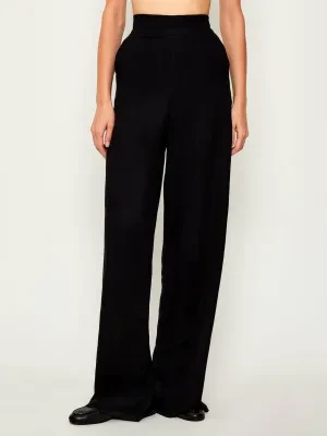 Marella Spodnie DOROTY | flare fit | z dodatkiem wełny