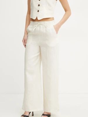 Marella spodnie lniane Emme by Marella