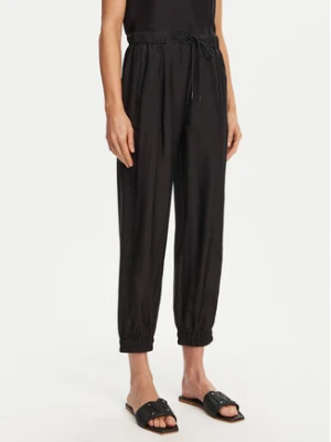 Marella Spodnie materiałowe Abetaia 2513131095 Czarny Relaxed Fit