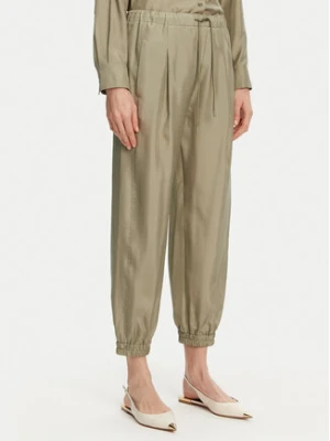 Marella Spodnie materiałowe Abetaia 2513131095 Zielony Relaxed Fit