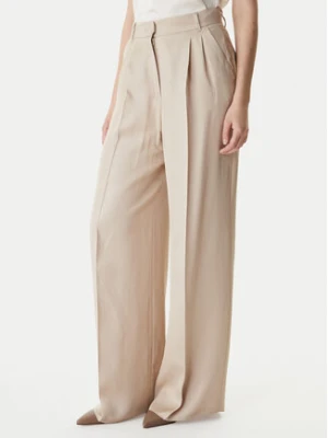 Marella Spodnie materiałowe Adito 2615131221 Beżowy Straight Fit