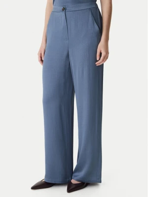 Marella Spodnie materiałowe Emme by Marella Robinia2 2615131281 Granatowy Straight Fit