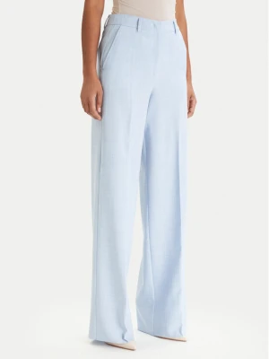 Marella Spodnie materiałowe Giunchi 2613131101 Błękitny Straight Fit Niebieski jasny