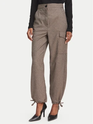 Marella Spodnie materiałowe Emme by Marella Mandare 2625136011 Beżowy Regular Fit