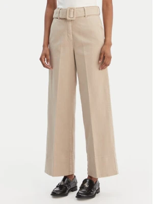 Marella Spodnie materiałowe Nicchia 2613131074 Beżowy Regular Fit