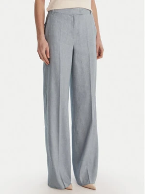 Marella Spodnie materiałowe Odino 2613131121 Błękitny Straight Fit