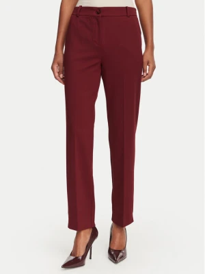 Marella Spodnie materiałowe Paese 2623786034 Bordowy Regular Fit